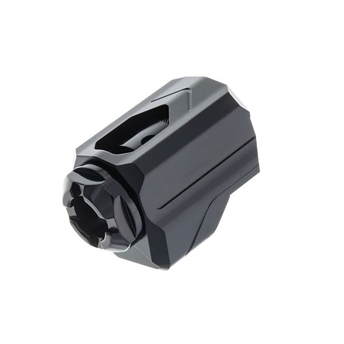 TYRANT CNC UNI-COMP COMPENSATOR FOR 9MM UNIVERSAL BLACK W/BLACK SCREW