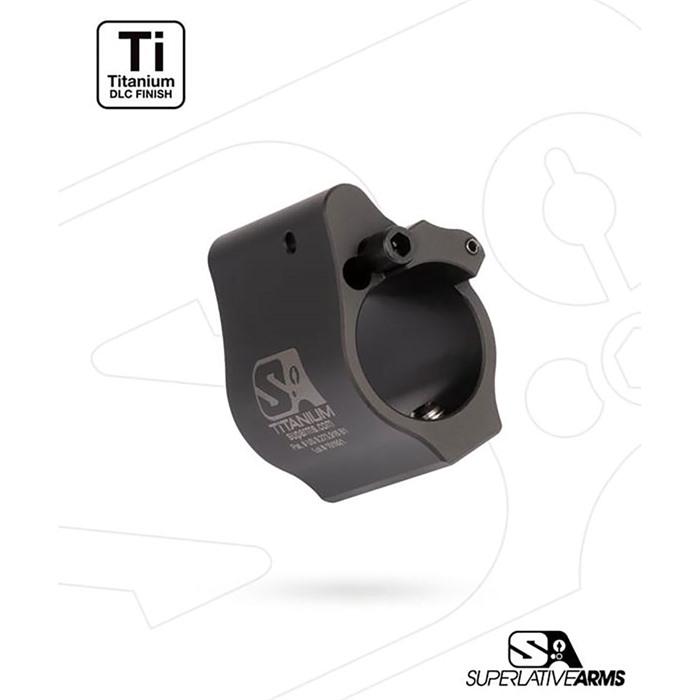 AR-15 SOLID ADJUSTABLE GAS BLOCK