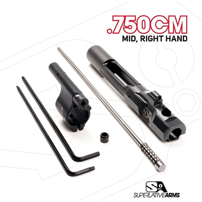 Superlative Arms SABO-PS-RFD-M750CM AR-15 Piston System .750" Gas Block - Superlative Arms