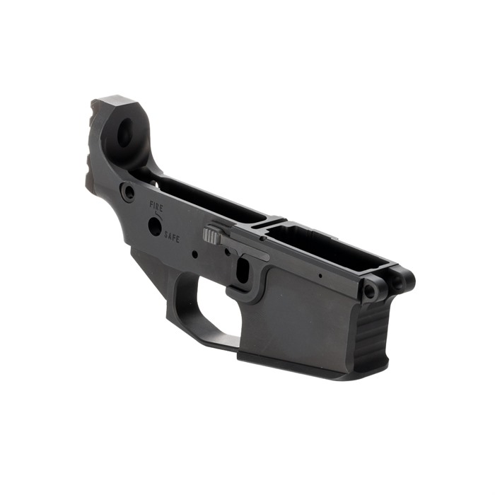 BROWNELLS BRN-180M BILLET STRIPPED LOWER RECEIVER AMBIDEXTROUS BLACK - Brownells - 5.56 X 45