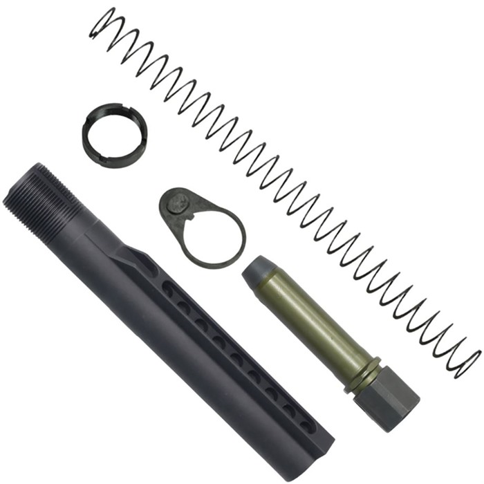 KAK Industry 522-0704-209 AR-15 A5-Length H1 Buffer Tube Kit 4.7oz Black