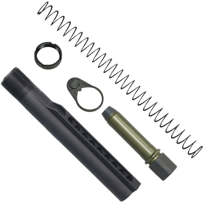 KAK Industry 522-0704-212 AR-15 A5-Length H4 Buffer Tube Kit 7.3oz Black