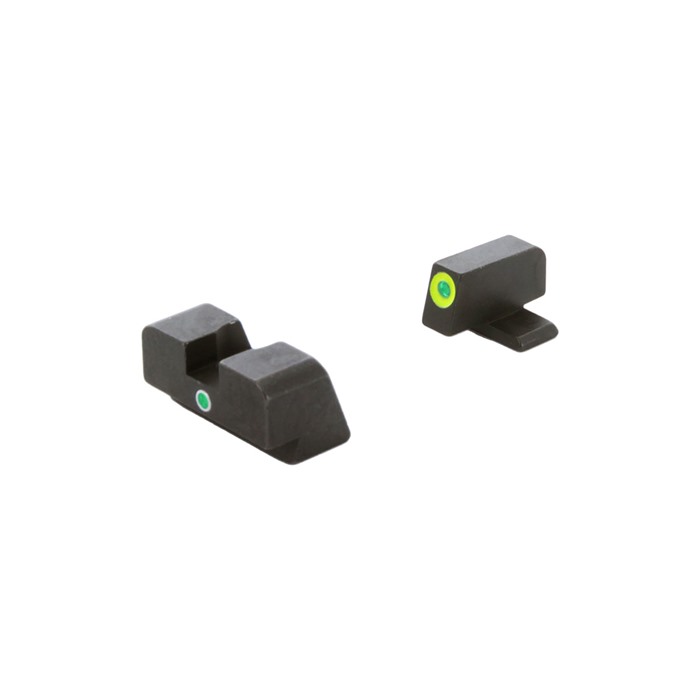 I-DOT SIGHT SET LUMIGREEN OUTLINEFOR FN HIGH POWER BLACK
