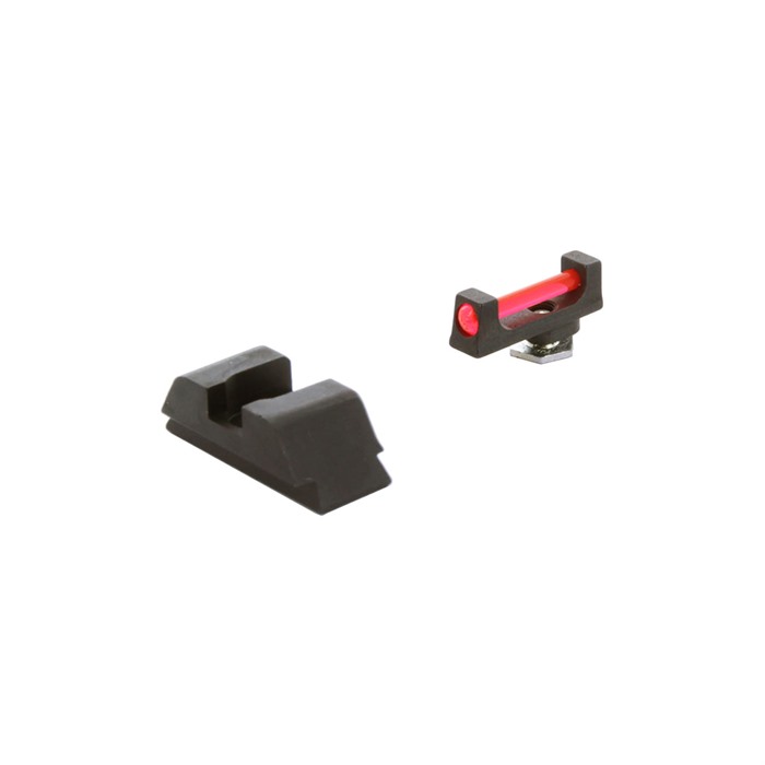 AmeriGlo GFT-124 Range Fiber Optic Sight Set for Glock Gen 5 19/23 - AMERIGLO - 9mm/.40