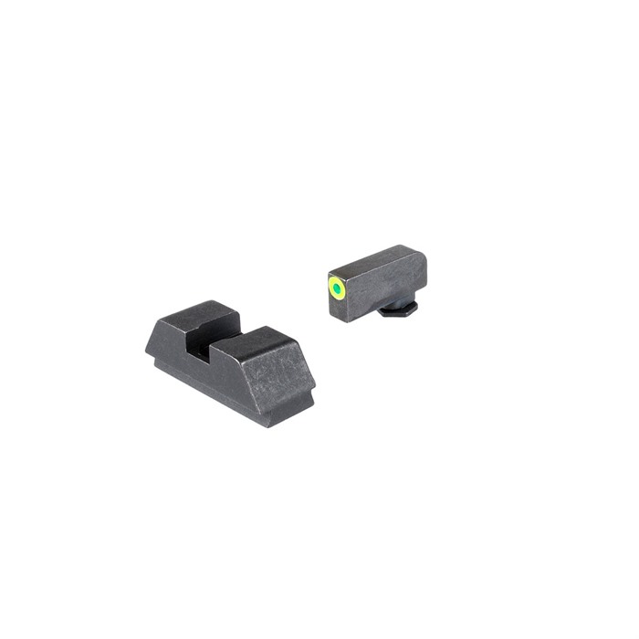 AmeriGlo Optics Compatible Tritium Handgun Sight Set for Glock Flat Blac... - AmeriGlo