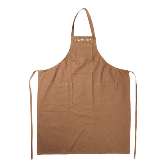 Brownells 050806001398 Long Canvas Apron Brown Durable Heavy-Duty Fabric
