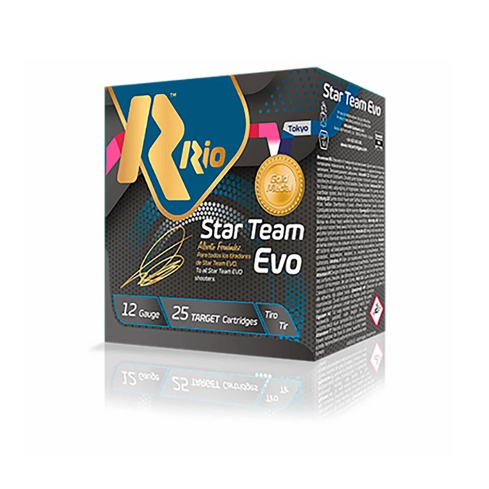 RIO OUTDOORS CORP. STAR TEAM EVO 28 12 GA 2-3/4" 1OZ #8 SHOT 25/BOX