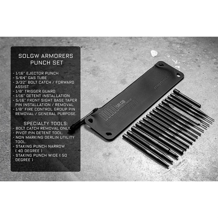 SOLGW PUNCHKIT Punch Set with Starter/Drive Punches and Tools - Sons of Liberty Gun Works