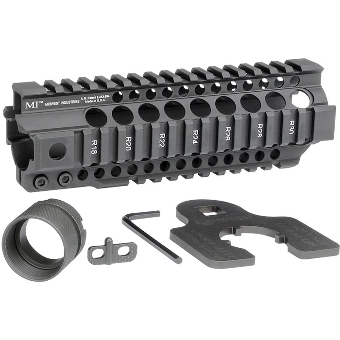 Midwest Industries MI-CRT7.25 AR-15 Combat Rail 7.25" Free Float Handguard