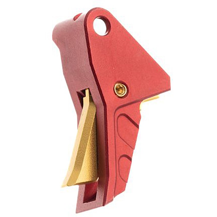 Tyrant Designs TD-ECHETRIG-RED/GOLD Trigger Springfield Echelon Red/Gold - TYRANT CNC