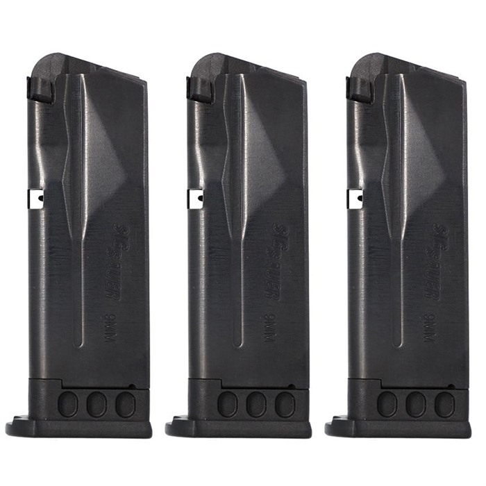 SIG SAUER, INC. P365X/XL MAGAZINE 9MM LUGER 10RD BLACK 3/PACK