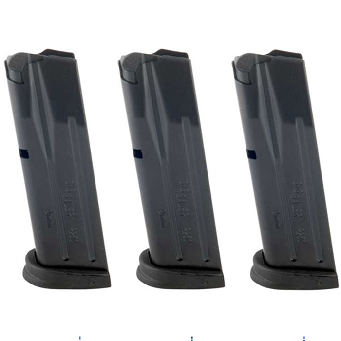 SIG SAUER, INC. P250/P320 COMPACT MAGAZINE 9MM LUGER 15RD BLACK 3/PACK
