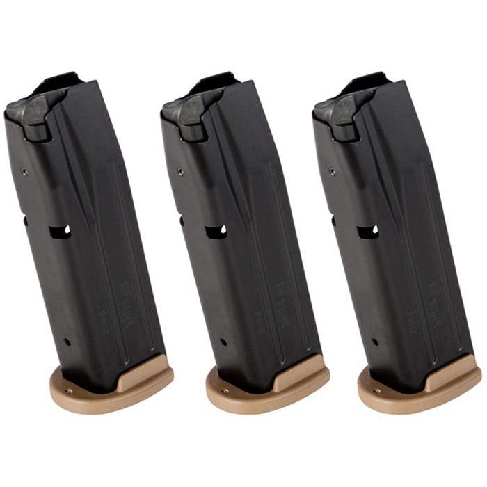 SIG SAUER, INC. P250/P320 FS MAGAZINE 9MM LUGER 17RD COYOTE 3/PACK