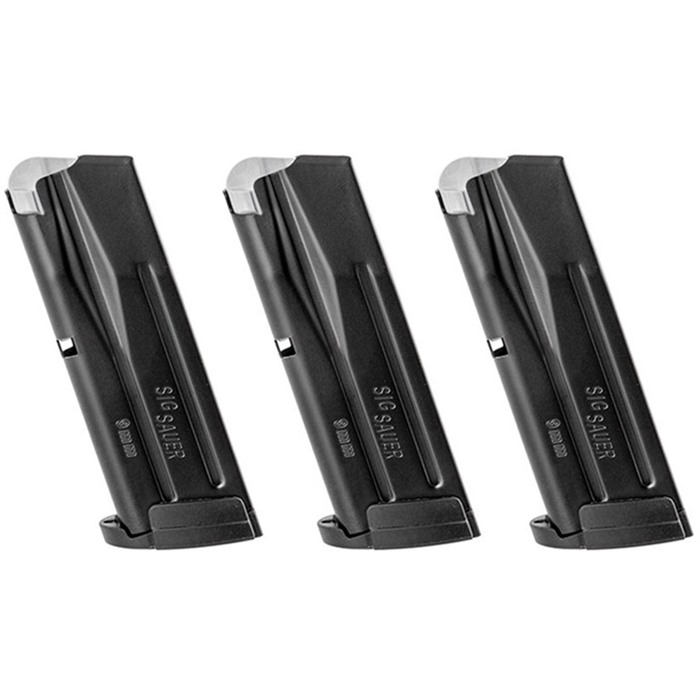 SIG SAUER, INC. P250/P320-X COMPACT MAGAZINE 9MM LUGER 12RD BLACK 3/PACK