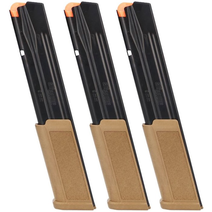 SIG SAUER, INC. P250/P320FS EXTENDED MAGAZINE 9MM LUGER 30RD COYOTE 3/PACK