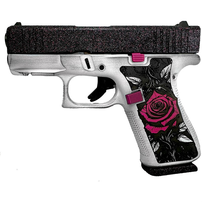 Glock 43X 9mm Luger 3.41" Barrel 10-Round Tango Rose Handgun