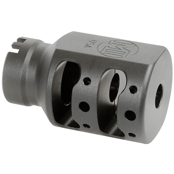 Midwest Industries Alpha Tank Muzzle Brake 24mm Tool Steel AR-15 Accessory
