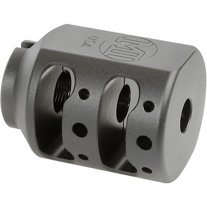 Midwest Industries Alpha Tank Brake M14x1lh Black Matte ALPHATBM14X1LHN - Midwest Industries for sale at TheGunDock