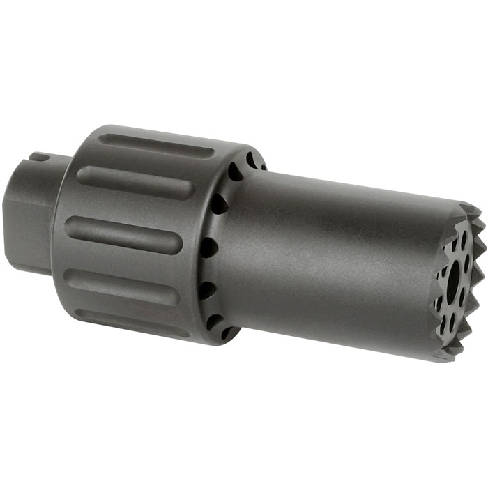Midwest Industries MI-ALPHA-BD1/2X28-9MM Blast Diverter Black Matte