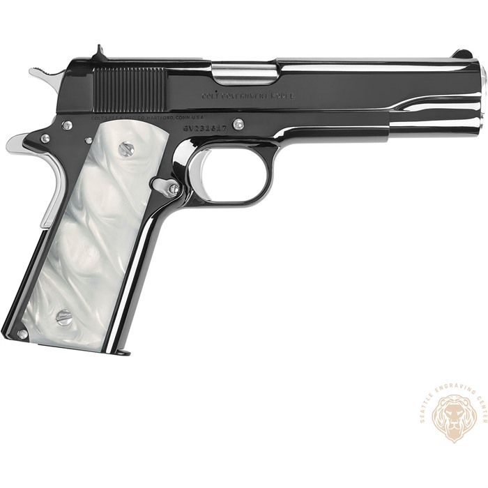 Colt 1911 GOV'T CLASSIC 45 ACP 5" BBL (1)8RD MAG BLACK CHROME