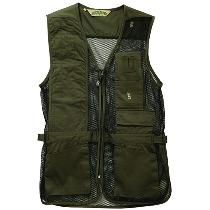 BOB ALLEN FULL MESH SHOOTING VEST SAGE GREEN RH S