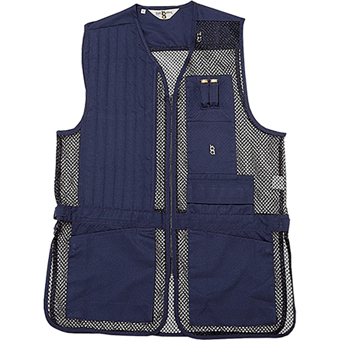 BOB ALLEN FULL MESH SHOOTING VEST NAVY RH S