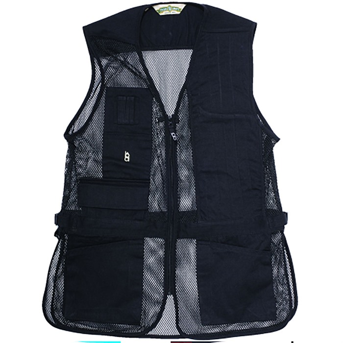 BOB ALLEN FULL MESH SHOOTING VEST BLACK RH XL