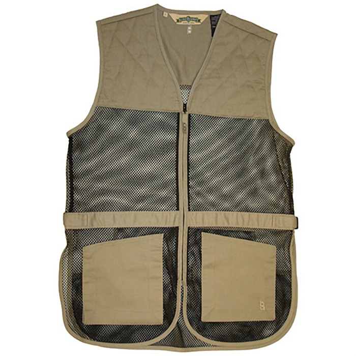 BOB ALLEN FULL MESH DUAL PAD SHOOTING VEST KHAKI 3XL