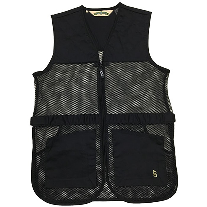 BOB ALLEN FULL MESH DUAL PAD SHOOTING VEST BLACK XS - Bob Allen