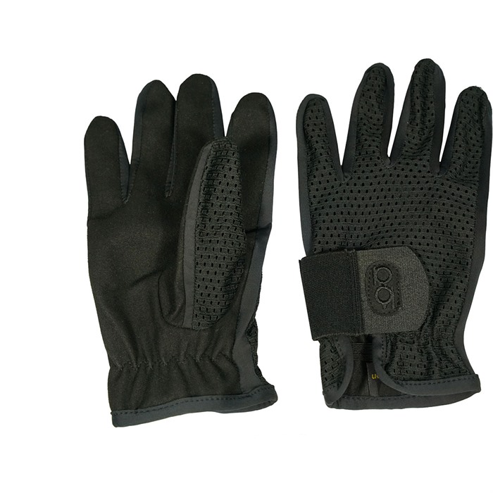 Bob Allen Tactical 315 Shotgunner's Gloves XL Black Synthetic Elastic Mesh Hook and Loop Washable