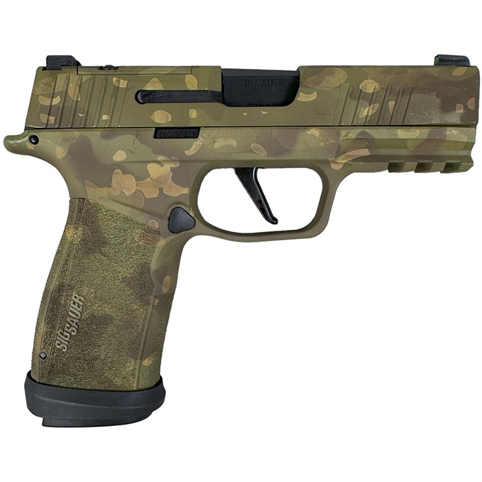 Sig SAUER, INC. P365-XMACRO TACOPS 9MM 3.7"BBL (4)17RD GREEN MULTI CAMO