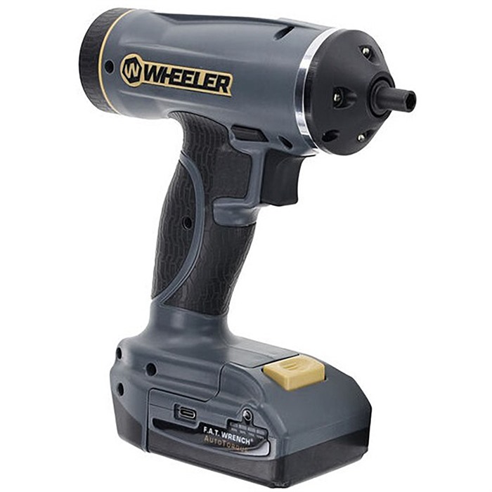 Wheeler F.A.T. Wrench AutoTorque Screwdriver, 10-65 in-lbs, 200 RPM, 15 Bits - Wheeler