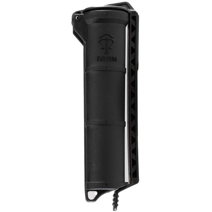 THYRM LLC CELLVAULT XL BATTERY STORAGE FOR AAACR123 & 18650 BLACK