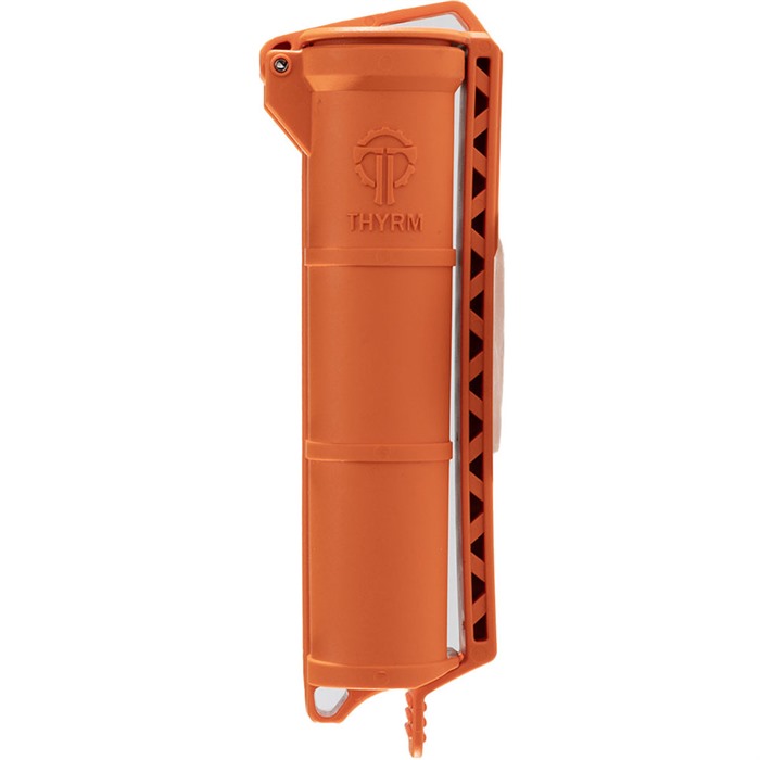 THYRM LLC CELLVAULT XL BATTERY STORAGE FOR AAACR123&18650 R. ORANGE