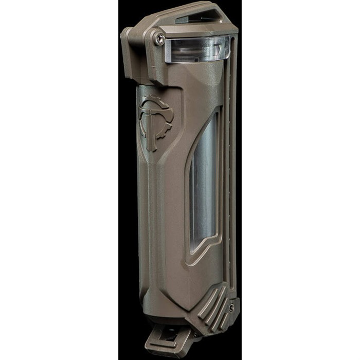 THYRM LLC CELLVAULT 18 BATTERY STORAGE FOR 18350 AND 18650 O.D. GREEN