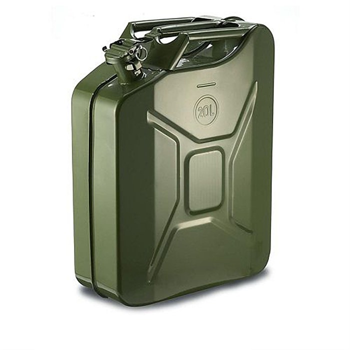 SCHRECK WHOLESALE INC MILITARY STYLE 20L JERRY FUEL CAN O.D. GREEN