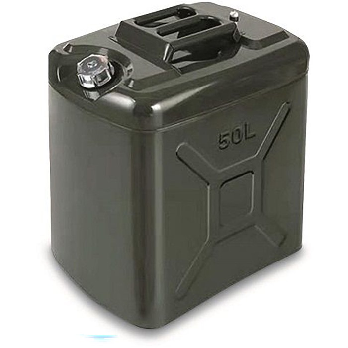 SCHRECK WHOLESALE INC MILITARY STYLE 50L JERRY FUEL CAN O.D. GREEN