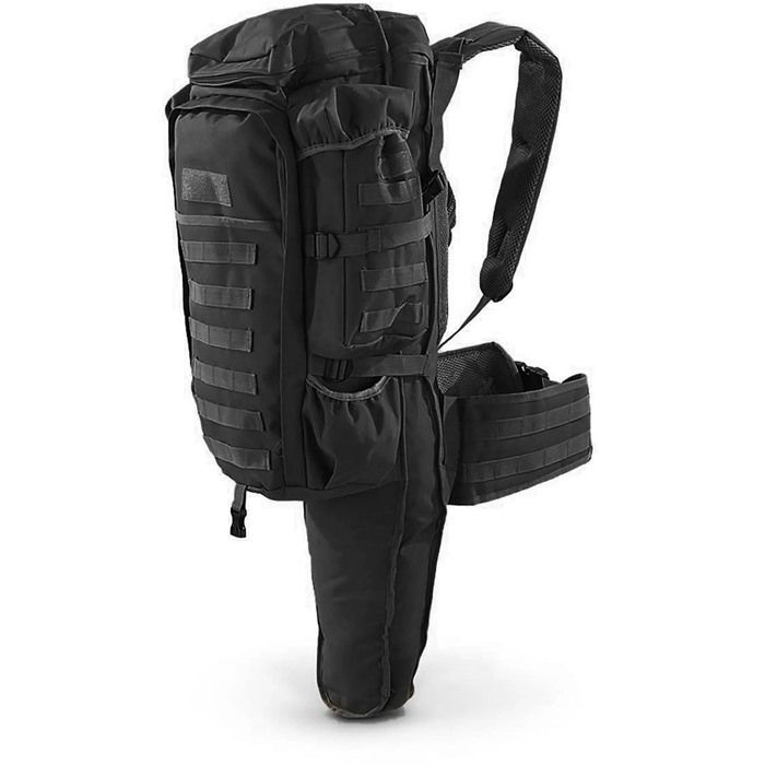 SCHRECK WHOLESALE INC TACTICAL ASSAULT BAG WITH RIFLE HOLDER BLACK