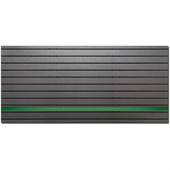 TACTICAL WALLS MODWALL PANEL 48"WX22"H BLACK W/GREEN LINE HERO STRIP