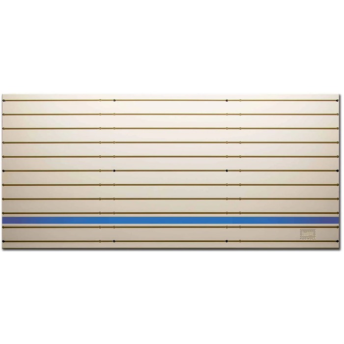 TACTICAL WALLS MODWALL PANEL 48"WX22"H TAN W/BLUE LINE HERO STRIP
