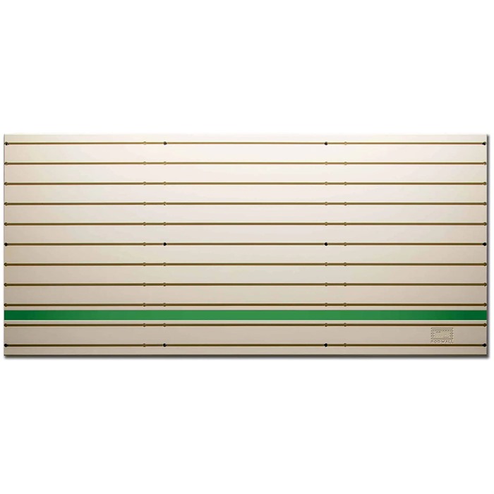 TACTICAL WALLS MODWALL PANEL 48"WX22"H TAN W/GREEN LINE HERO STRIP