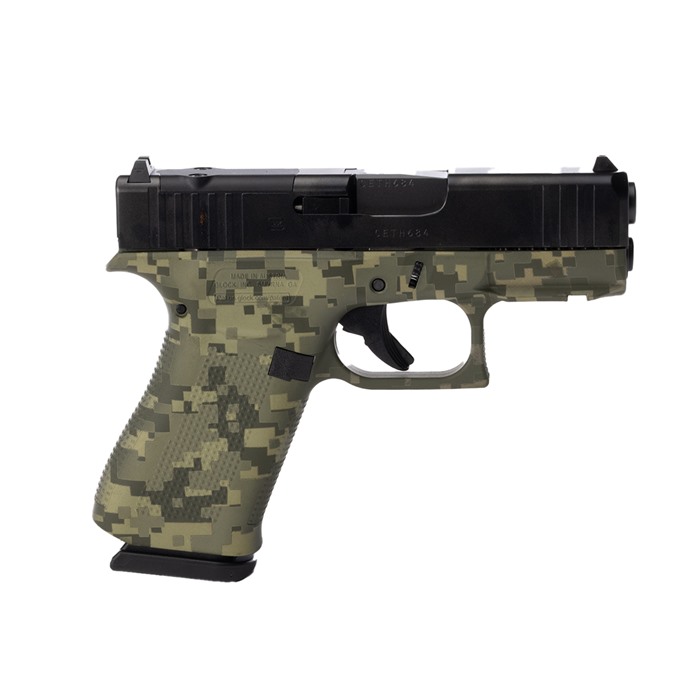 Glock 43X MOS 9MM LUGER 3.41" BBL (2)10RD MAGS GREEN CAMO