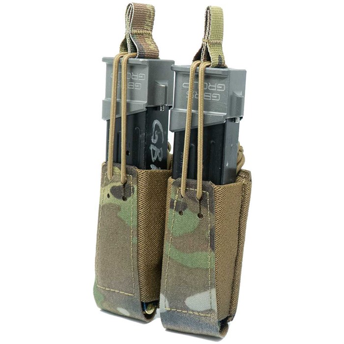 GBRS Group Double Pistol Magazine Pouch MultiCam Fits (2) Pistol Magazines