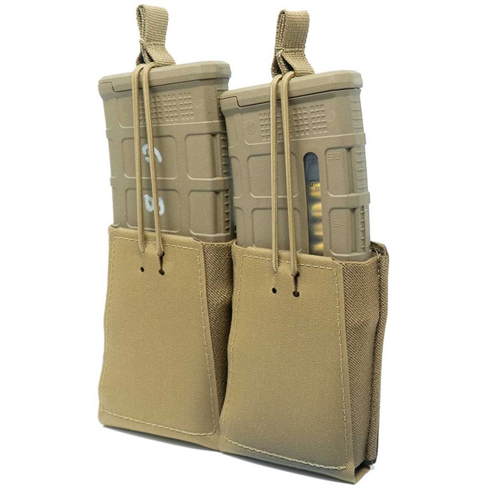 GBRS Group Double Rifle Magazine Pouch Coyote Brown Fits (2) Rifle - GBRS Group