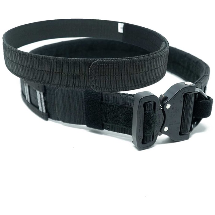 GBRS Group GEAR-ABSV3-BLK-M Assaulter Belt, 20 Molle, Cobra Buckle, Medium - GBRS Group
