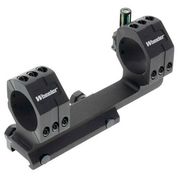 Wheeler 1099909 1" Cantilever Scope Mount Black 6-Screw Design - Wheeler