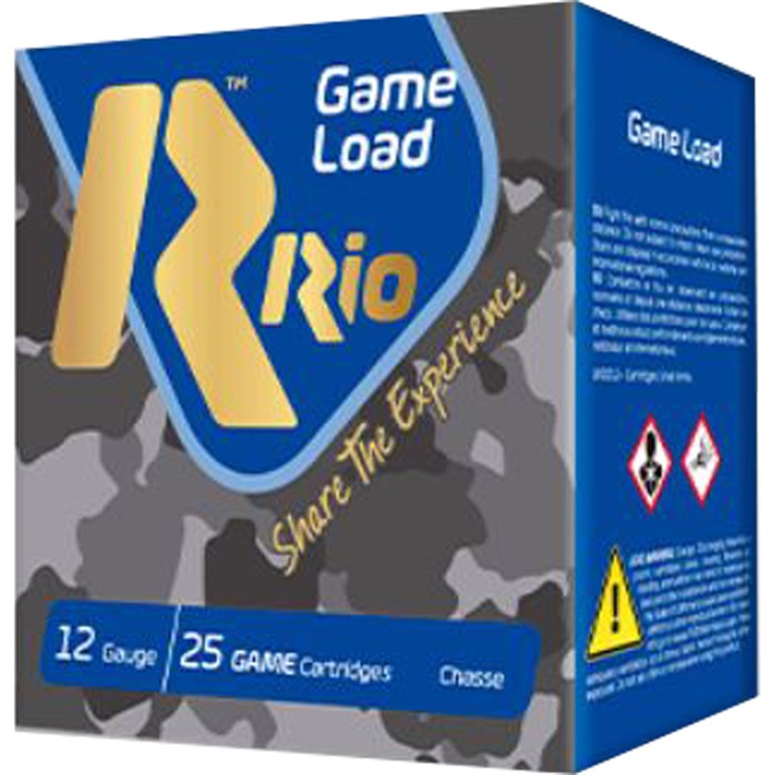 RIO OUTDOORS CORP. GAME LOAD 28 12 GAUGE 2-3/4" 1OZ #8 SHOT 25/BOX