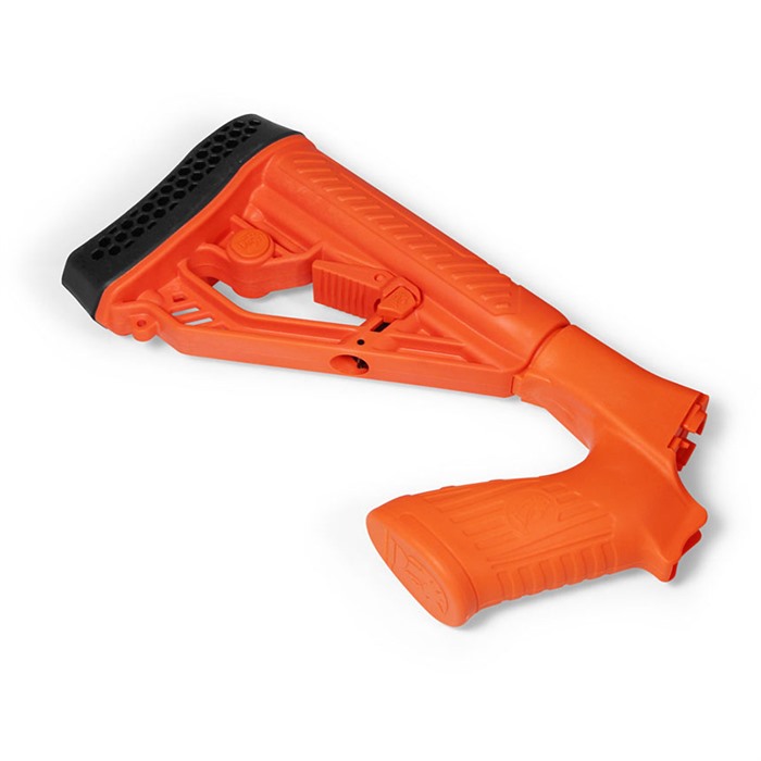 ADAPTIVE TACTICAL, LLC EX PERFORMANCE ADJ PISTOL GRIP STCK FOR REMINGTON 870 ORANGE