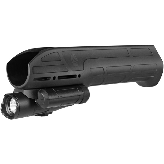 ADAPTIVE TACTICAL AT02901 EX Performance Forend with 300 Lumen Flashlight, Black Polymer, Concealed 2″ Picatinny, Fits Most Mossberg 500/590/Maverick 88 ADAPTIVE TACTICAL AT02901 EX Performance Forend with 300 Lumen Flashlight, Black Polymer, Concealed 2″ Picatinny, Fits Most Mossberg 500/590/Maverick 88