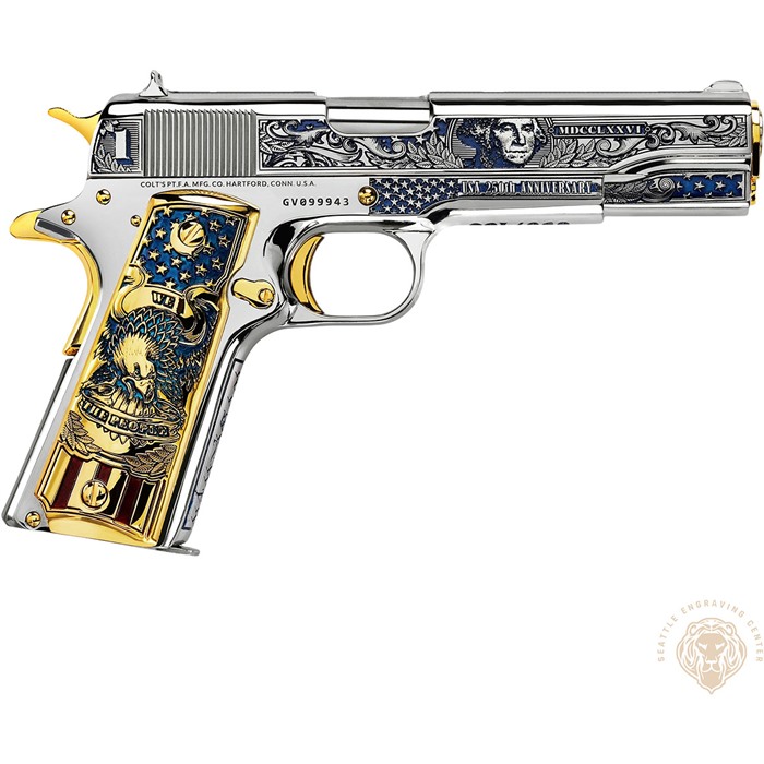 COLT 1911 45ACP UNION OF TIME 250TH ANNIVERSARY